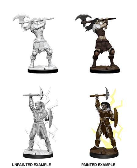 Dungeons & Dragons - Nolzurs Marvelous Unpainted Miniatures Female Goliath Barbarian - Good Games