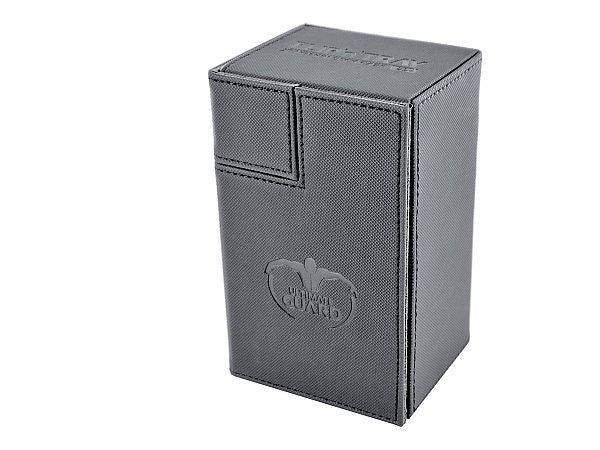 Ultimate Guard - Flip Deck Case 80+ Standard Size Xenoskin Grey - Good Games