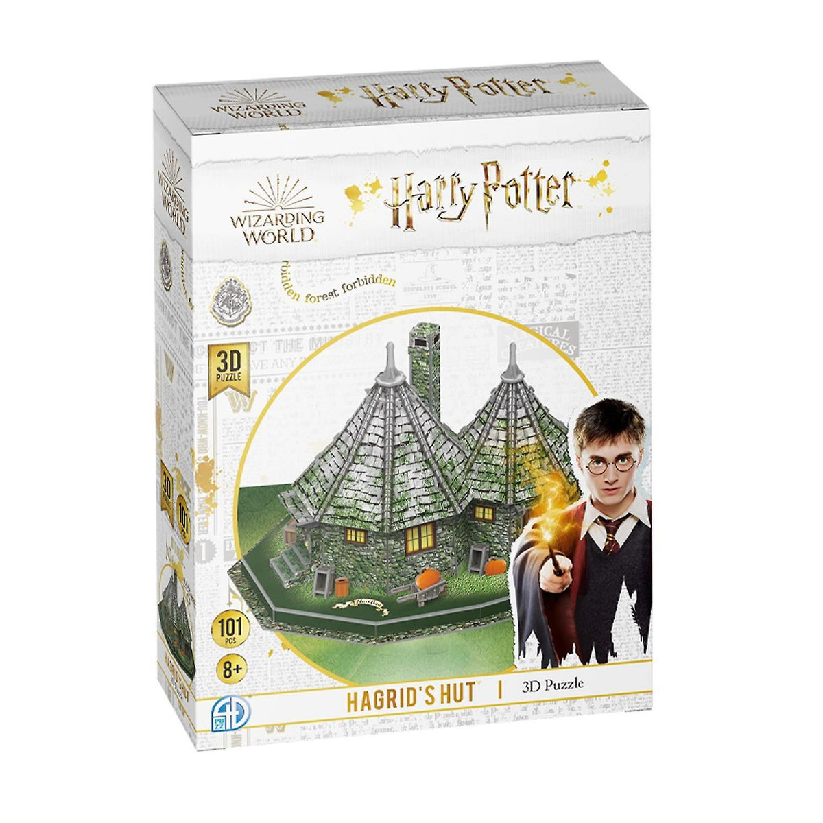 Harry Potter Hagrids Hut 101 Piece 3D Jigsaw - Good Games