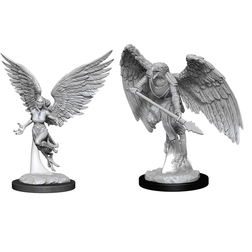 Dungeons & Dragons - Nolzurs Marvelous Unpainted Miniatures Harpy and Arakocra - Good Games