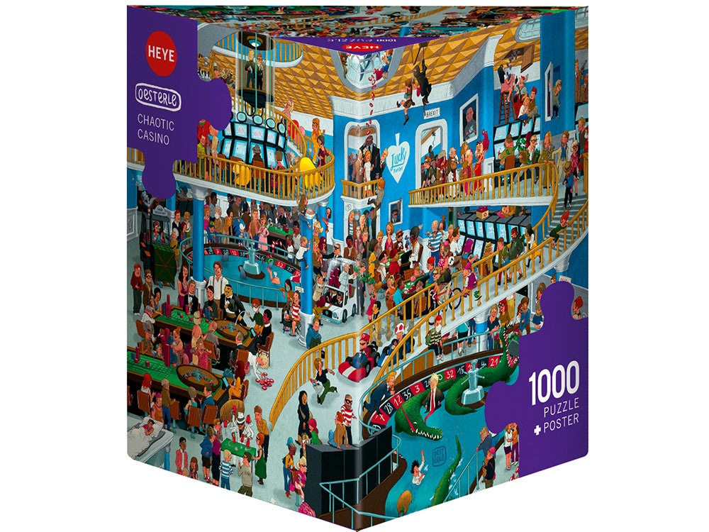 Heye - Oesterle Chaotic Casino 1000 Piece Jigsaw - Good Games