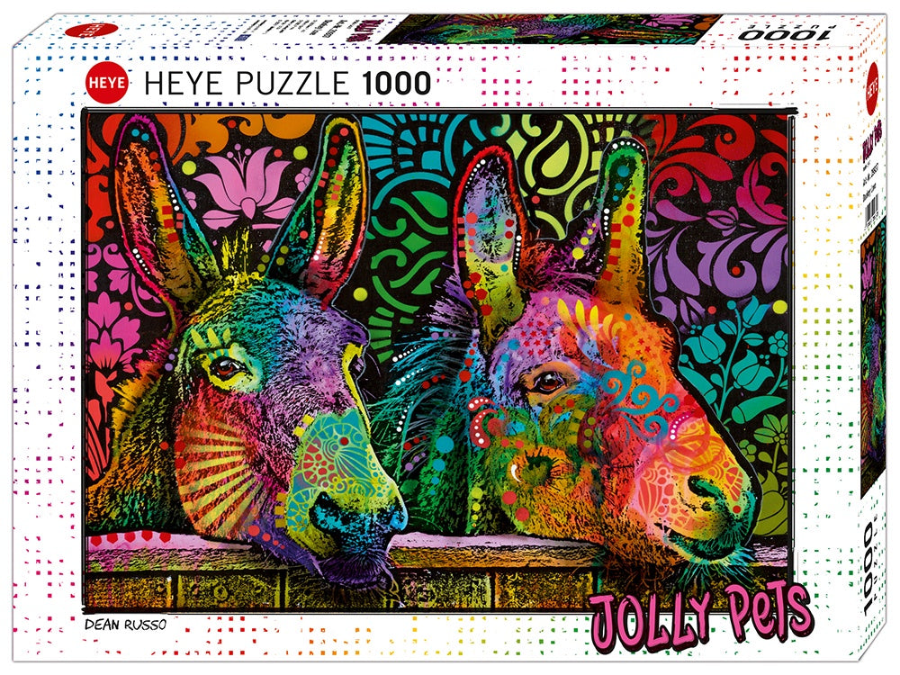 Heye - Jolly Pets Donkey Love 1000 Piece Jigsaw - Good Games