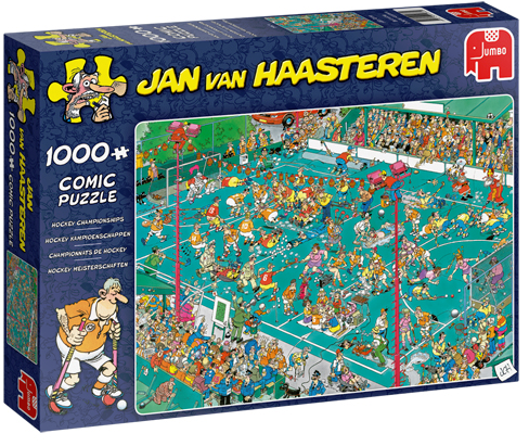 Jan Van Haasteren - Hockey Championships 1000 Piece Jigsaw - Good Games