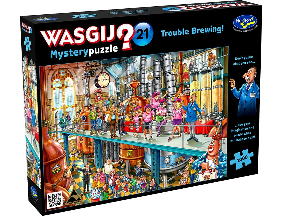 Wasgij? Mystery 21 - Trouble Brewing 1000 Piece Jigsaw - Good Games