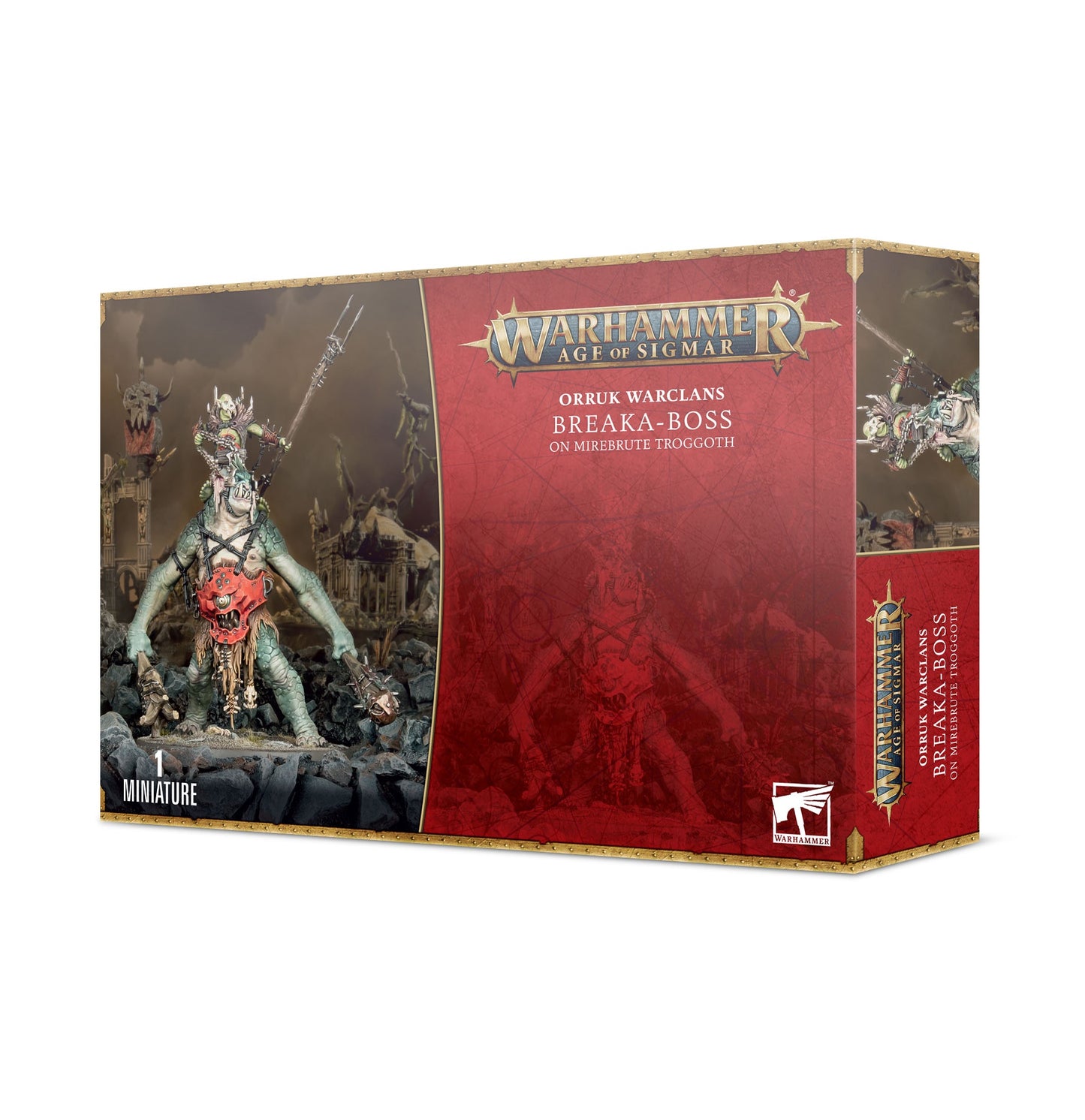 Orruk Warclans – Breaka-Boss on Mirebrute Troggoth (89-68) - Good Games