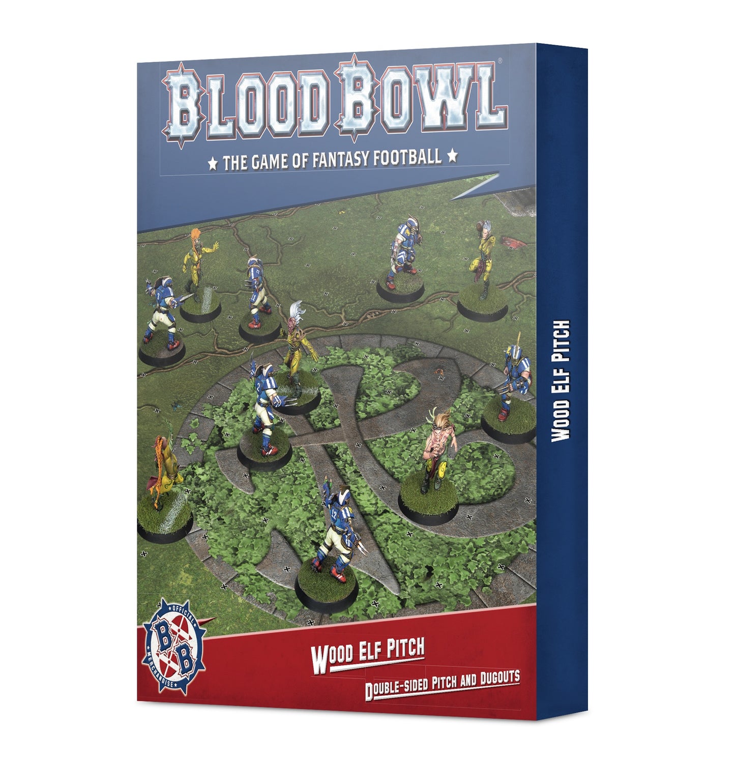 Blood Bowl - Wood Elf Pitch & Dugouts (200-68) - Good Games