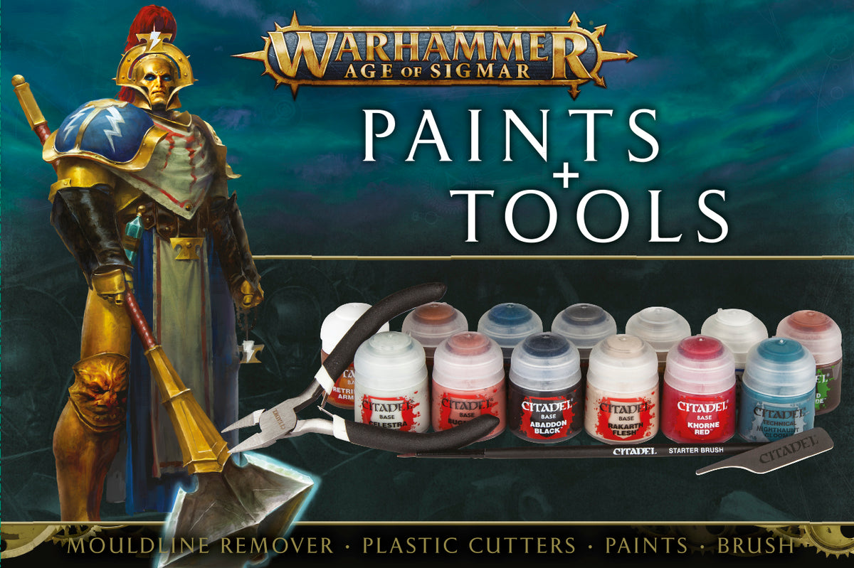 Warhammer Age of Sigmar - Paints + Tools (80-17) - Good Games