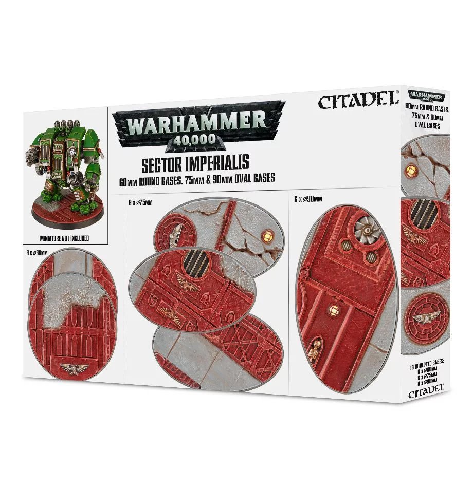Sector Imperialis: 60mm Round & 75/90mm Oval Bases (66-93) - Good Games