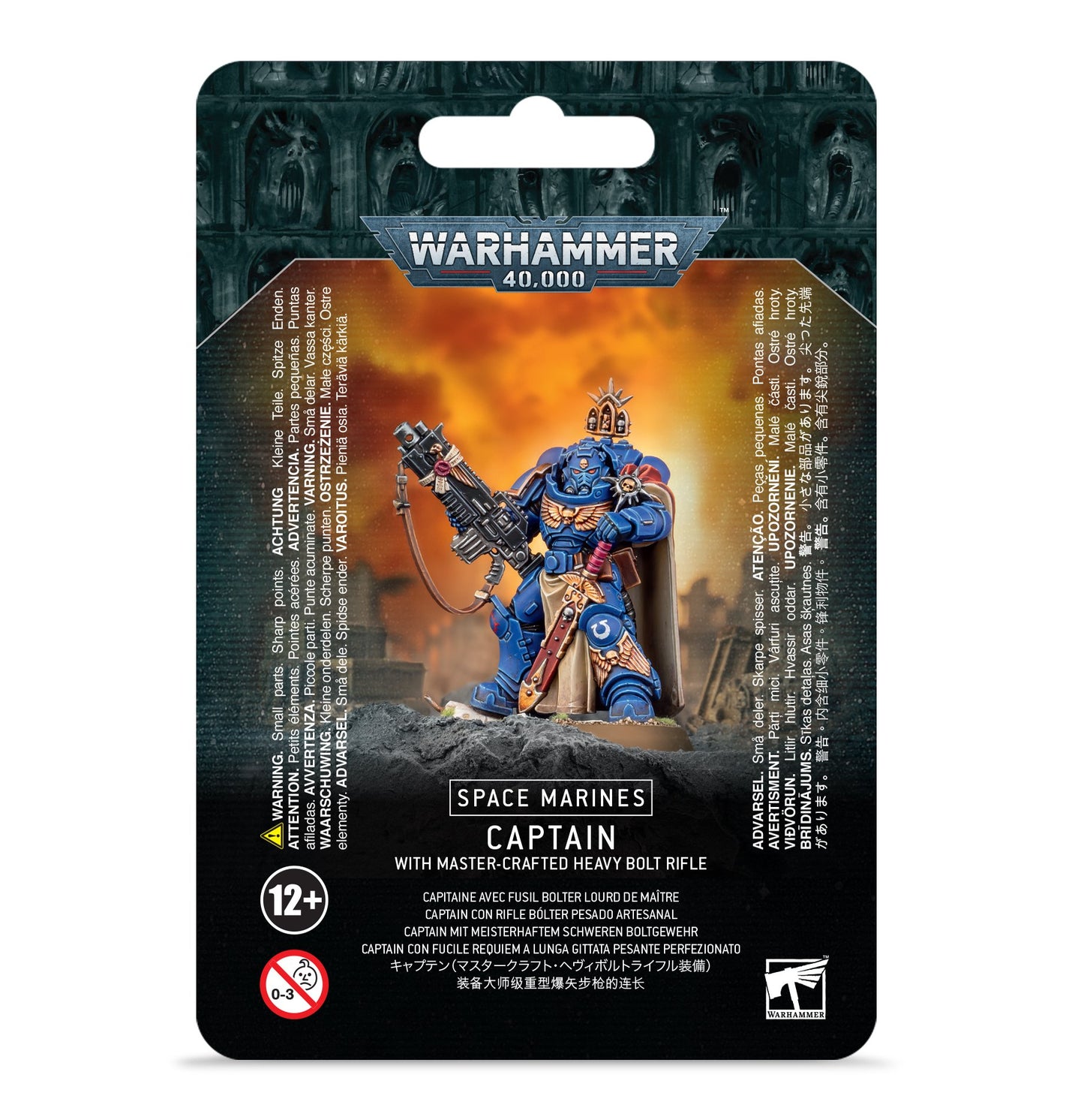 Space Marines – Captain w/ Master-Crafted Heavy Bolt Rifle (48-48) - Good Games