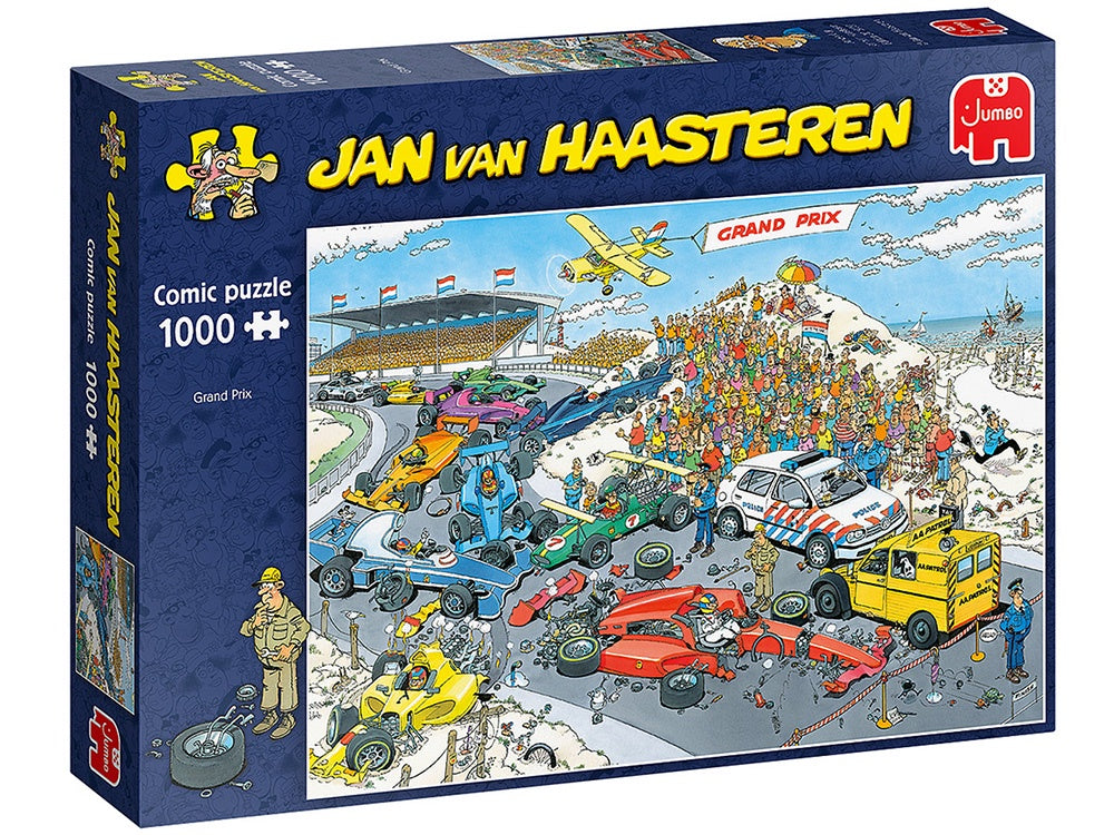 Jan Van Haasteren - Grand Prix 1000 Piece Jigsaw - Good Games
