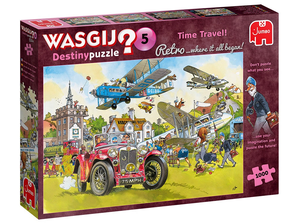 Wasgij? Retro Destiny 5 - Time Travel 1000 Piece Jigsaw - Good Games