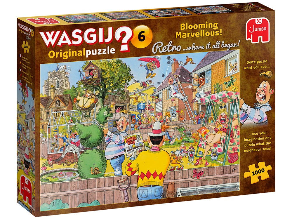 Wasgij? Retro Original 6 - Blooming Marvellous - 1000 Piece Jigsaw - Good Games