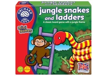 Jungle Snakes And Ladders Orchard Toys - Good Games