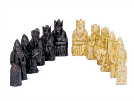 Dal Rossi - Isle of Lewis Polyresin Chess Pieces - Good Games
