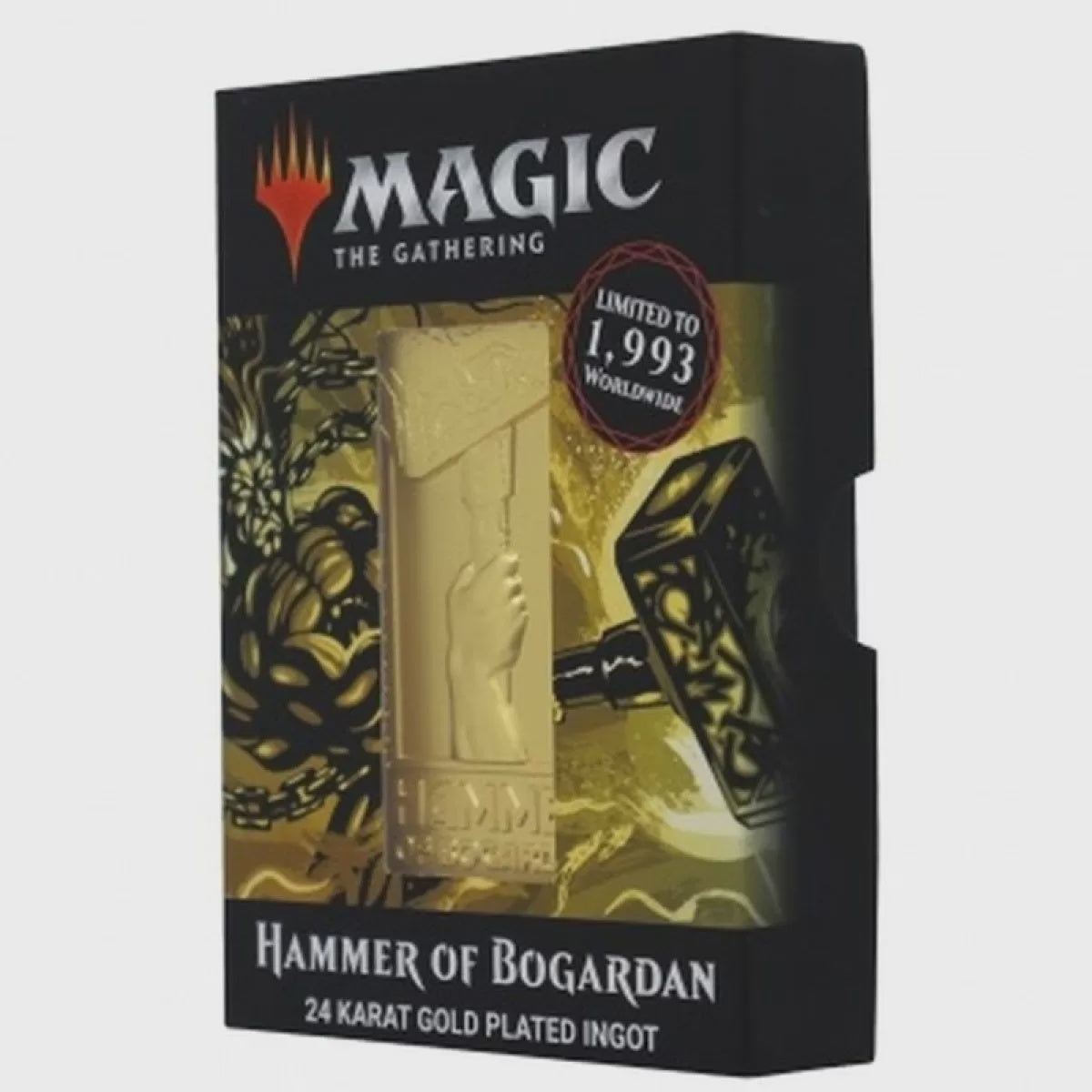 Magic: The Gathering Hammer of Bogardan 24 Karat Gold Plated Card - Good Games