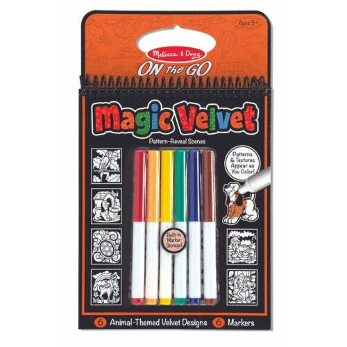 Melissa & Doug - On the Go - Magic Velvet - Animal Scene - Good Games