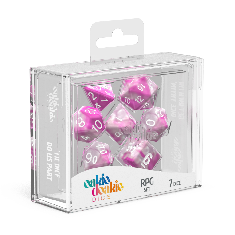 Oakie Doakie Dice - RPG Set Gemidice Magnolia (7) - Good Games