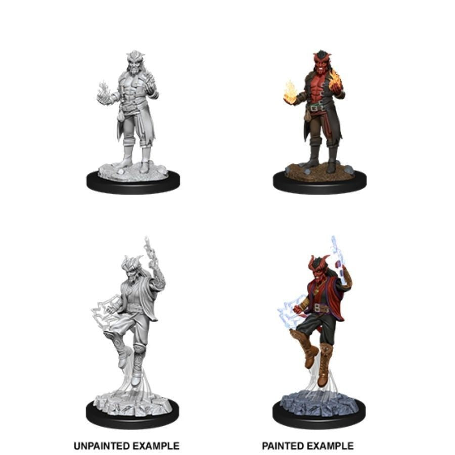 Dungeons & Dragons - Nolzurs Marvelous Unpainted Miniatures Male Tiefling Sorcerer - Good Games