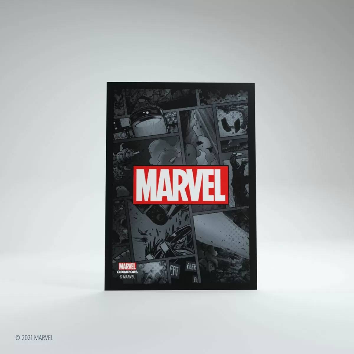 Gamegenic Marvel Champions Art Sleeves Marvel Black - Good Games