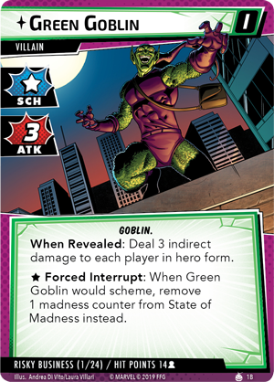 Marvel Champions - The Card Game - The Green Goblin Scenario Pack - Good Games