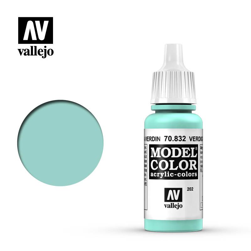 Vallejo Model Colour - Verdigris Glaze 17ml Acrylic Paint (AV70832) - Good Games