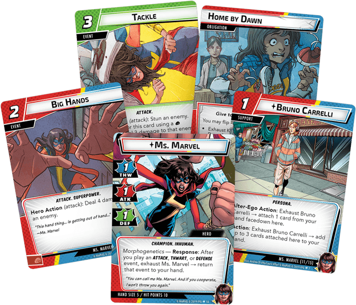 Marvel Champions - The Card Game - Ms. Marvel Hero Pack - Good Games