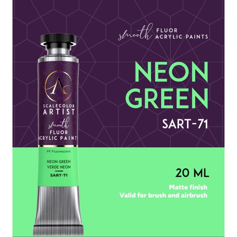 Scale 75 Scalecolor Artist Neon Green 20ml (Preorder) - Good Games