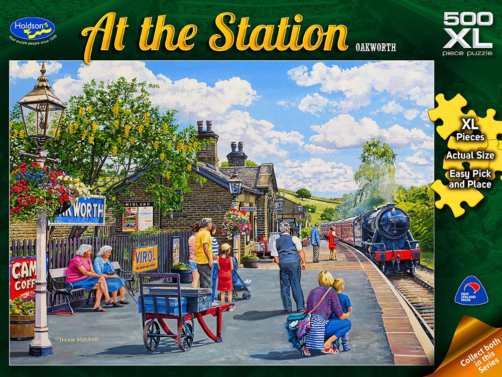 Holdson - Oakworth - At The Station 500 Piece Xl Jigsaw - Good Games