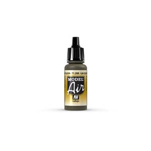 Vallejo Model Air - Ija Olive Green 17ml Acrylic Paint (AV71286) - Good Games
