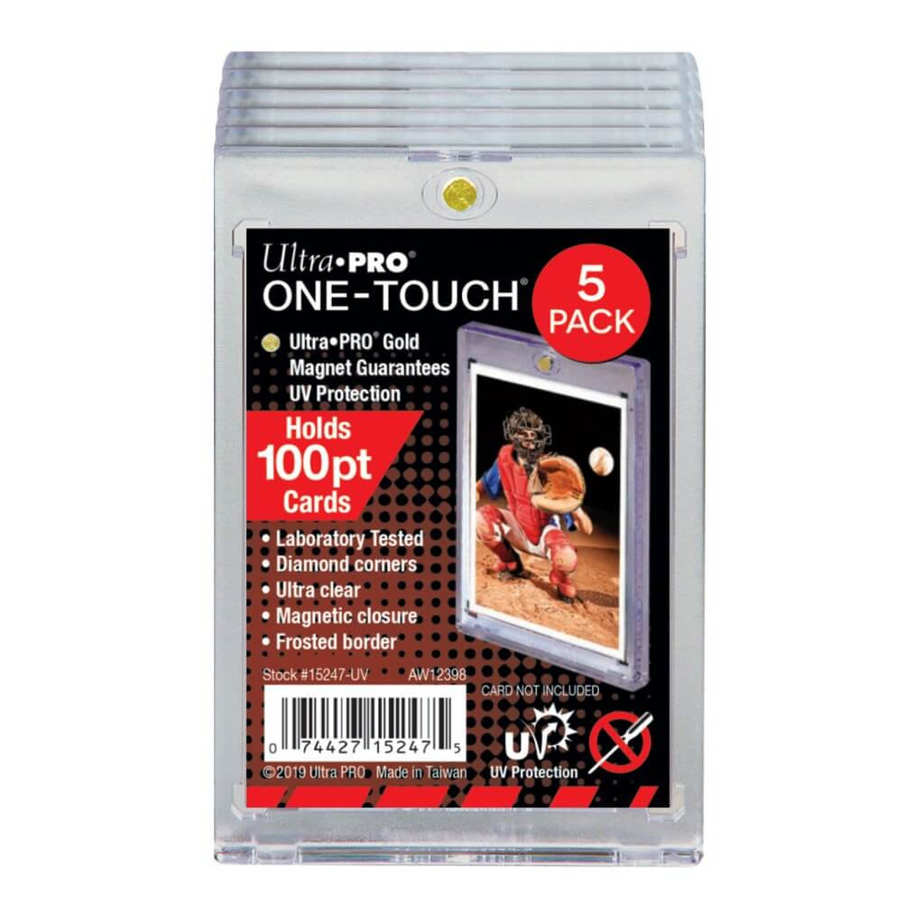 Ultra Pro One Touch - 100Pt -Uv W/Magnetic Closure 5 Pack - Good Games