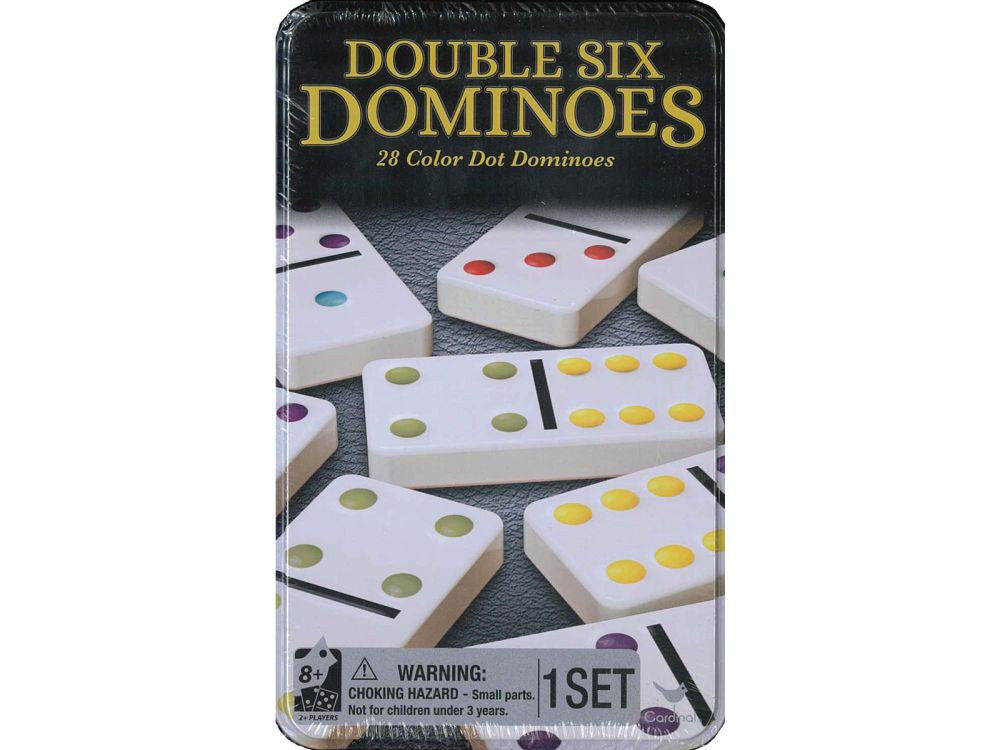Dominoes D6 Color Dot Cardinal - Good Games