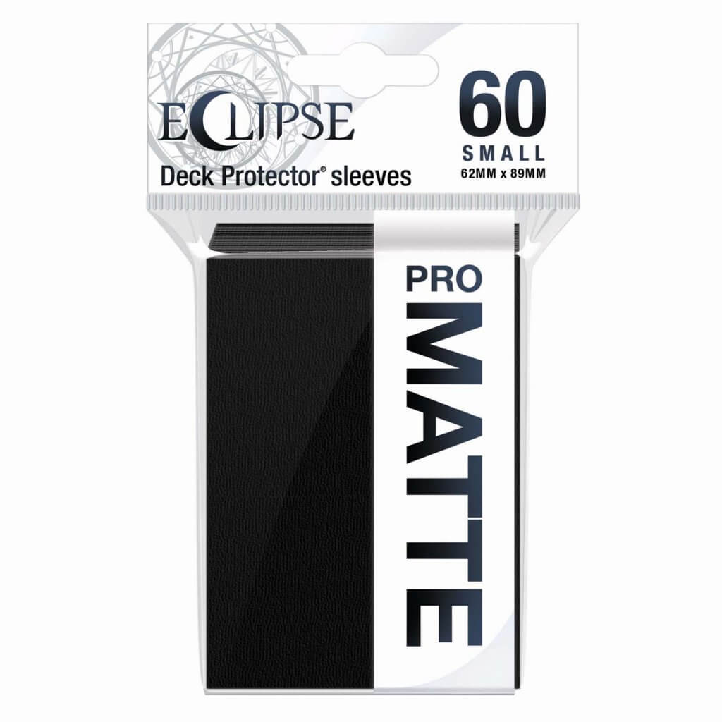 Deck Protectors Small 60ct Pro Matte Eclipse Black - Good Games
