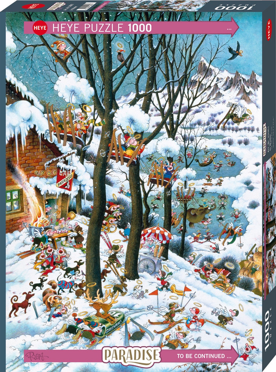 Heye - Paradise In Winter 1000 Piece Jigsaw - Good Games