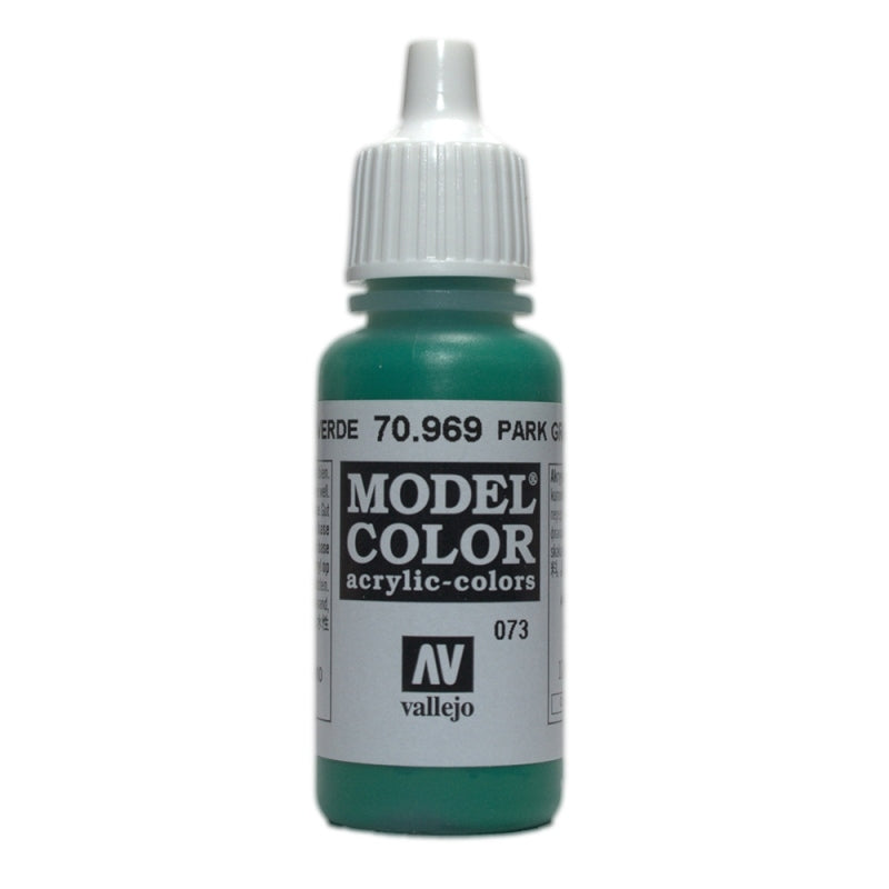 Vallejo Model Colour - Park Green Flat 17ml Acrylic Paint (AV70969) - Good Games
