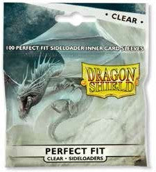 Dragon Shield - Sleeves Perfect Fit Sideloader Pack Clear Standard Size (100) - Good Games