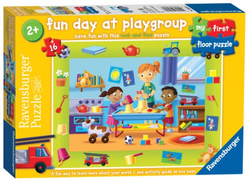 Ravensburger - Fun Day at Playgroup First Floor Puzzle 16 Piece Jigsaw - Good Games