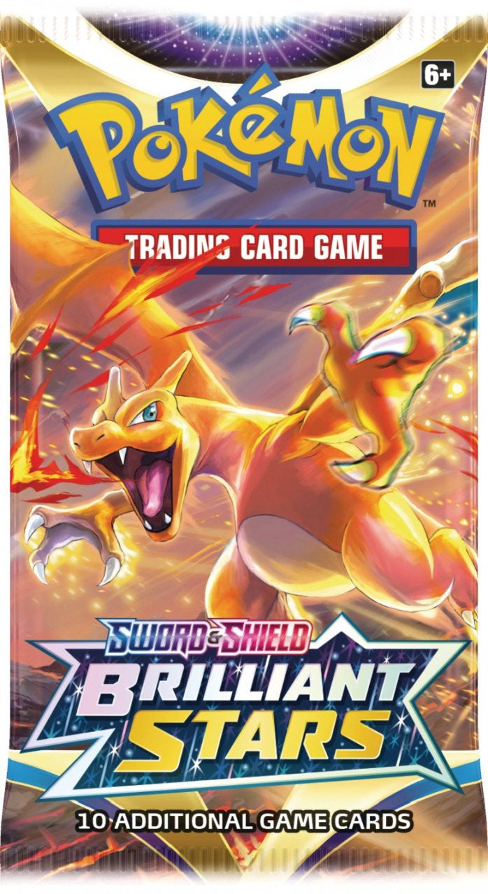 Pokemon TCG - Sword & Shield - Brilliant Stars Booster Pack Good Games Pokemon TCG - Sword & Shield - Brilliant Stars Booster Pack Good Games