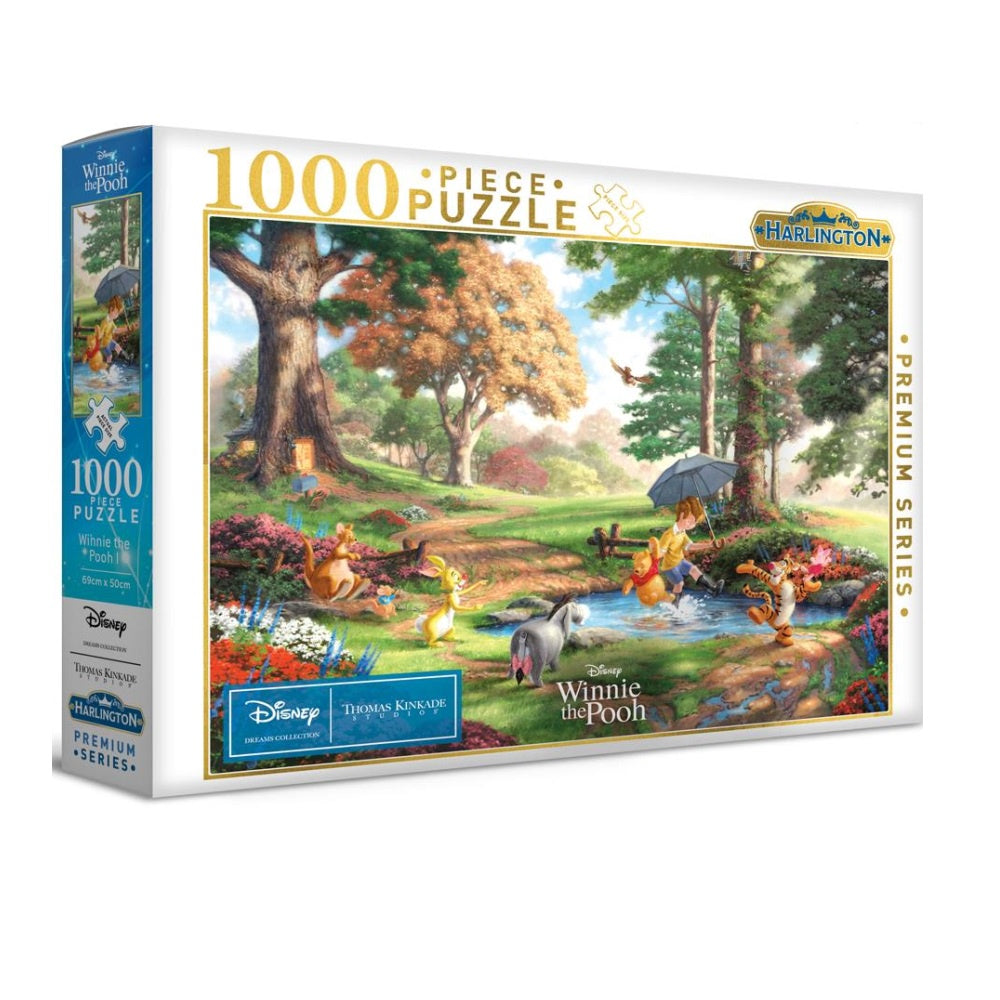 Harlington - Thomas Kinkade Disney Winnie the Pooh 1000 Piece Jigsaw - Good Games