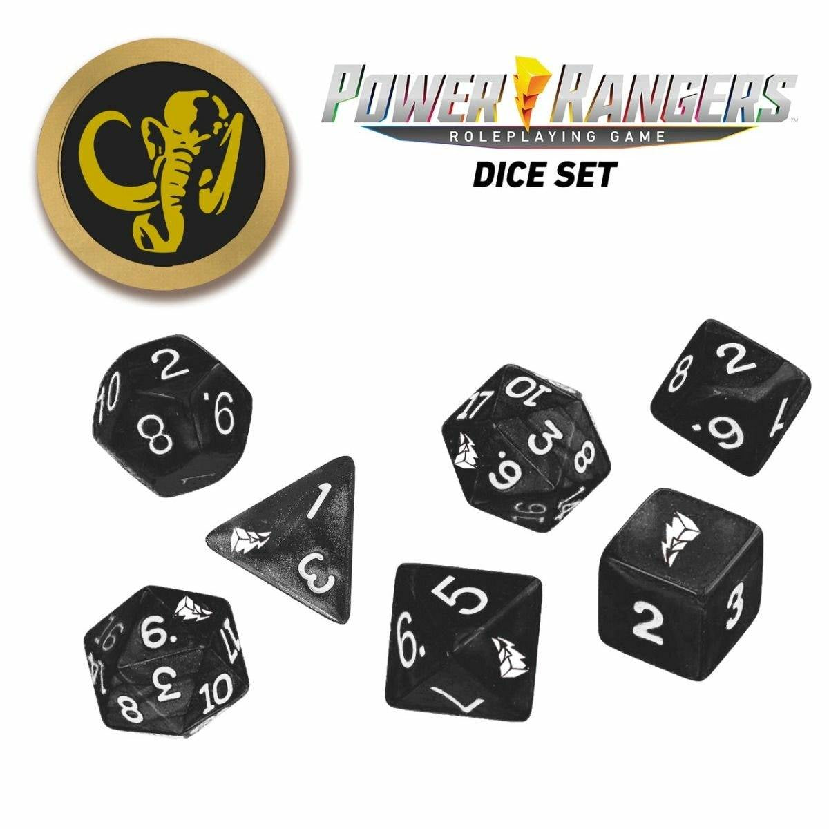 Power Rangers RPG Black Dice Set - Good Games