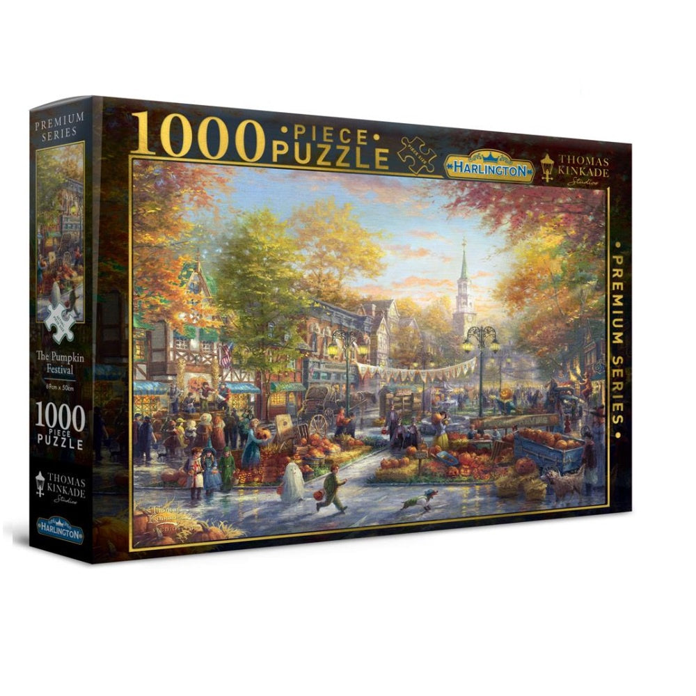 Harlington - Thomas Kinkade The Pumpkin Festival 1000 Piece Jigsaw - Good Games