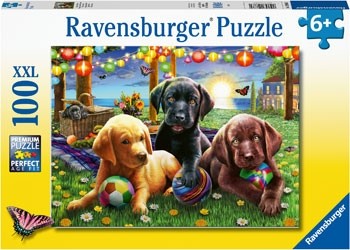Ravensburger - Puppy Picnic - 100 Piece Jigsaw - Good Games