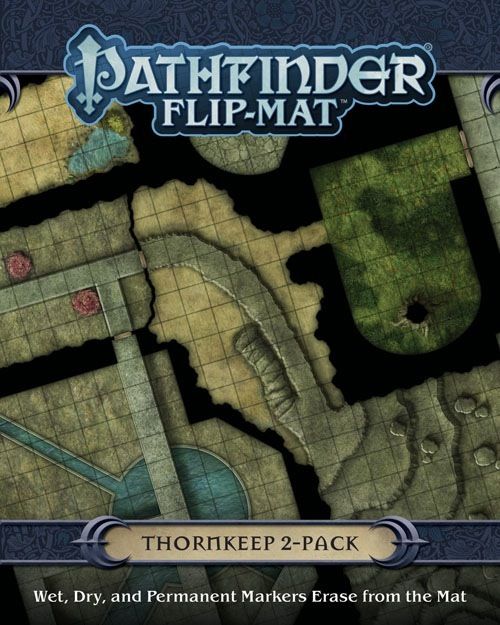 Pathfinder Accessories Flip Mat Thornkeep Dungeons (2) - Good Games