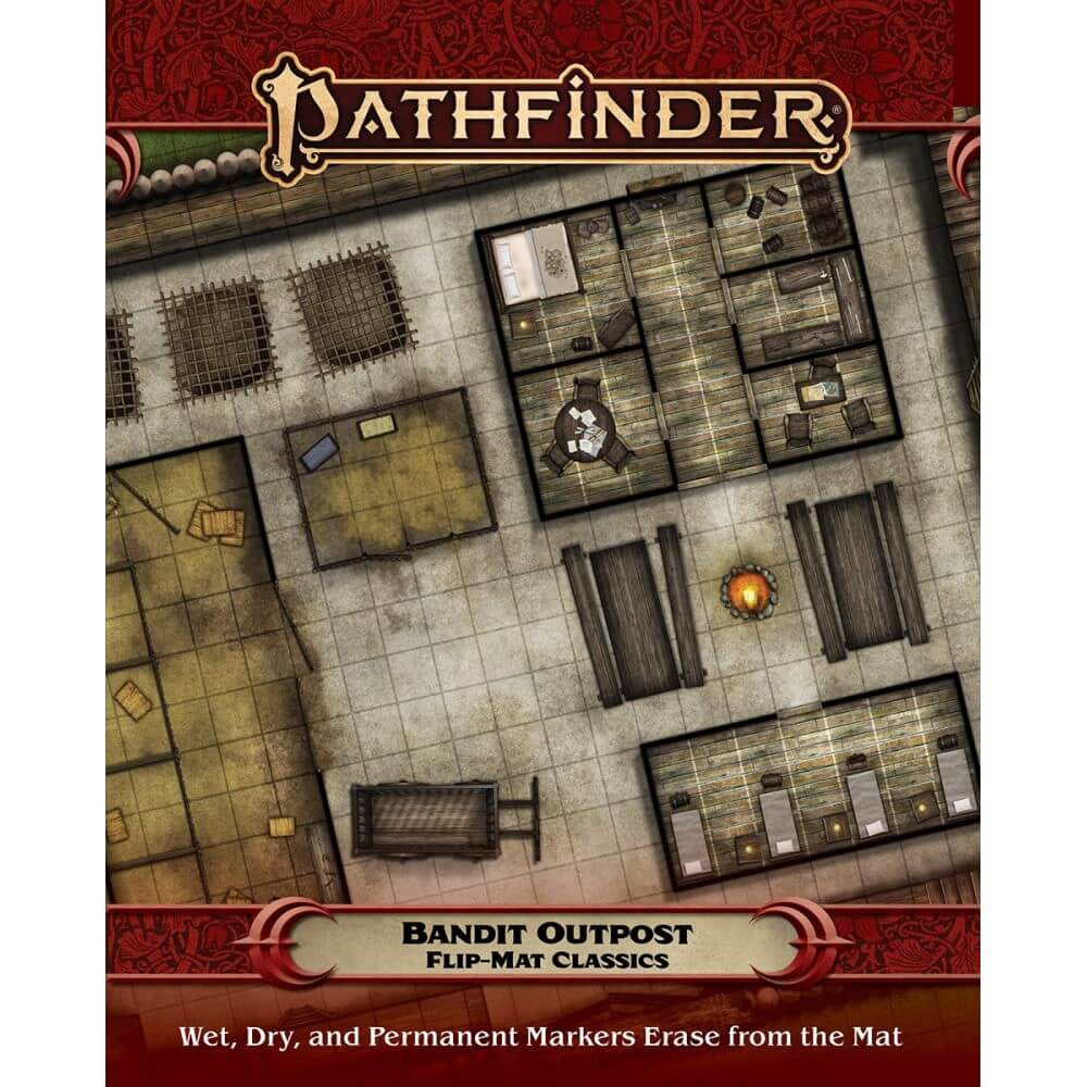 Pathfinder Flip Mat Classics Bandit Outpost - Good Games