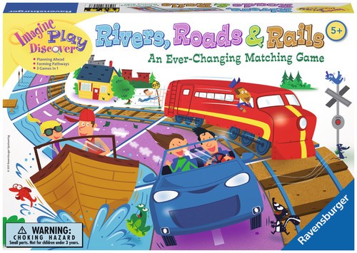 Ravensburger - Rivers Roads and Rails Game - Good Games
