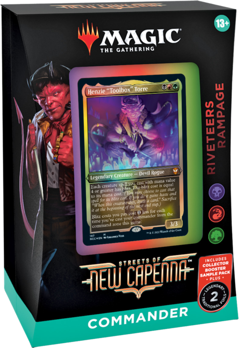 mtg streets of new capenna commander precons Magic: The Gathering - Streets of New Capenna Commander Deck