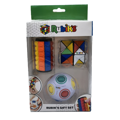 Rubiks Gift Set (includes Rainbow Ball Magic Star Tower Twister) - Good Games