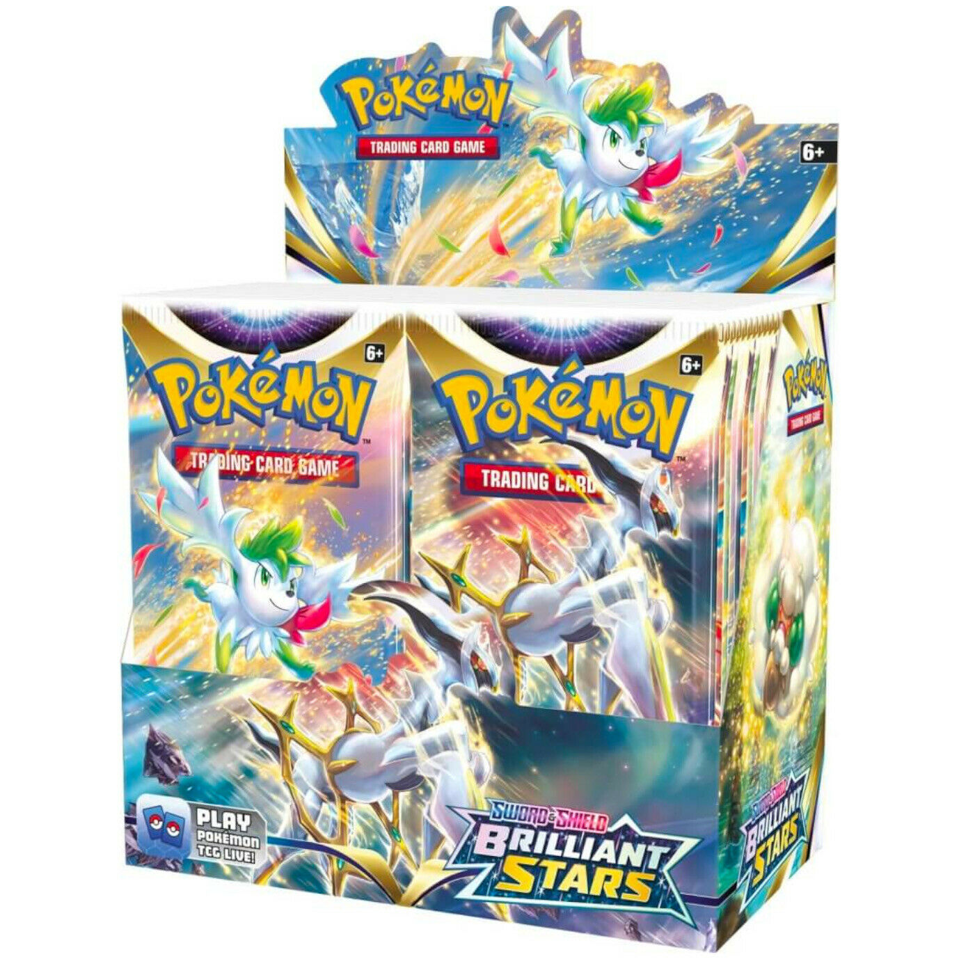 Pokemon TCG - Sword & Shield - Brilliant Stars Booster Box Good Games Pokemon TCG - Sword & Shield - Brilliant Stars Booster Box Good Games