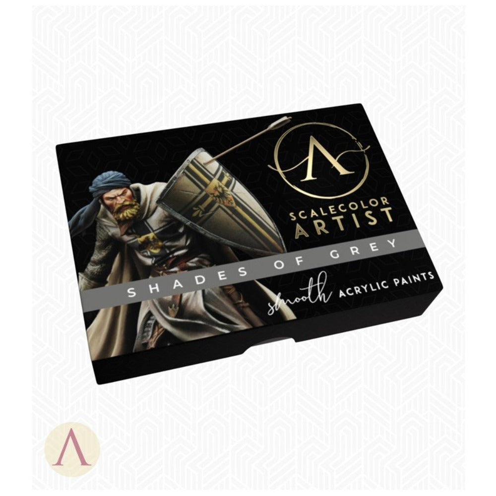 Scale 75 - Scalecolor Artist Shades of Grey Paint Set - Good Games