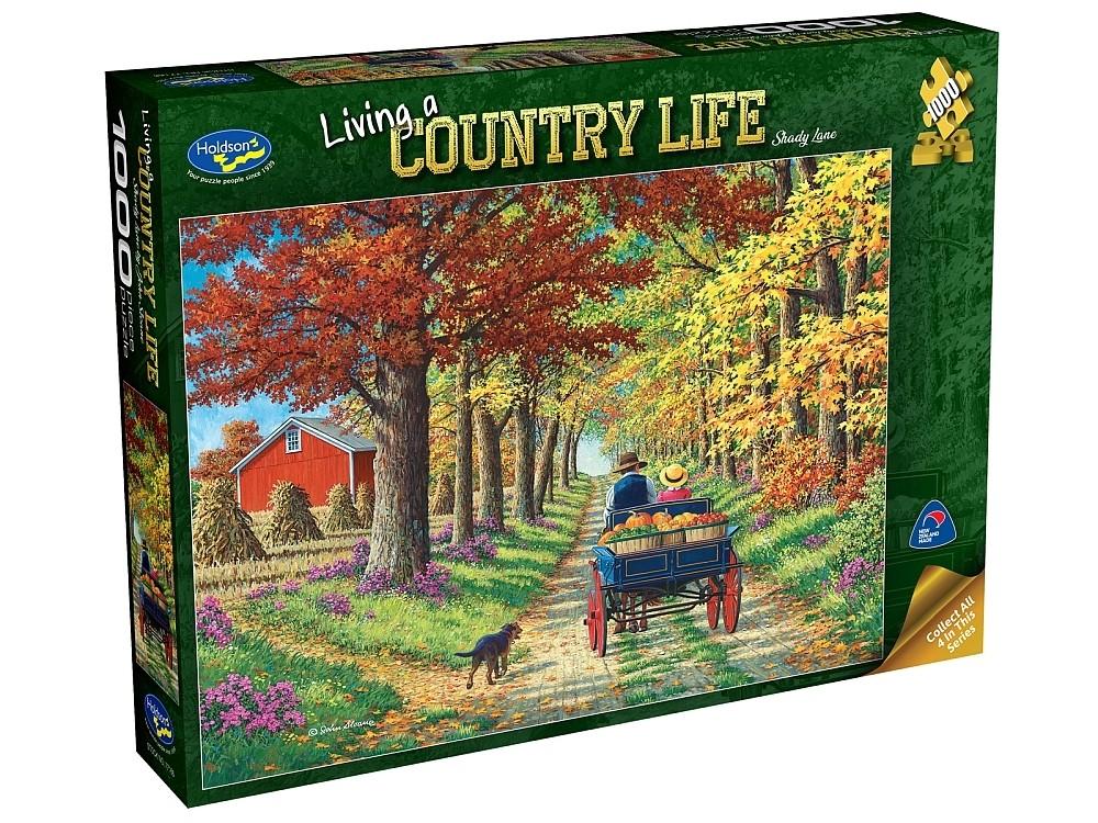 Holdson - Living Country Life Shady Lane By John Sloan 1000 Piece - Good Games