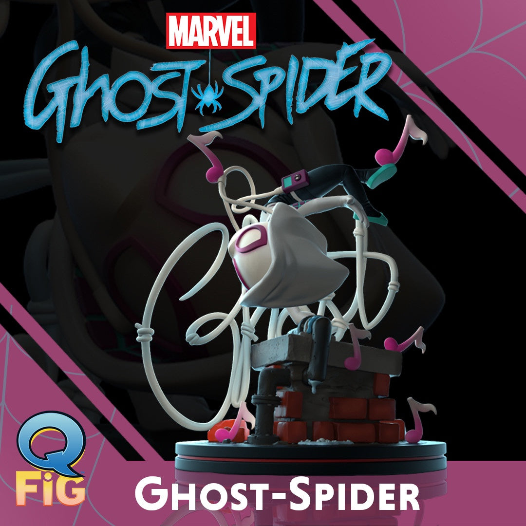 Spiderman Gwen Stacy Ghost Spider Q-FIG Elite Figure - Good Games